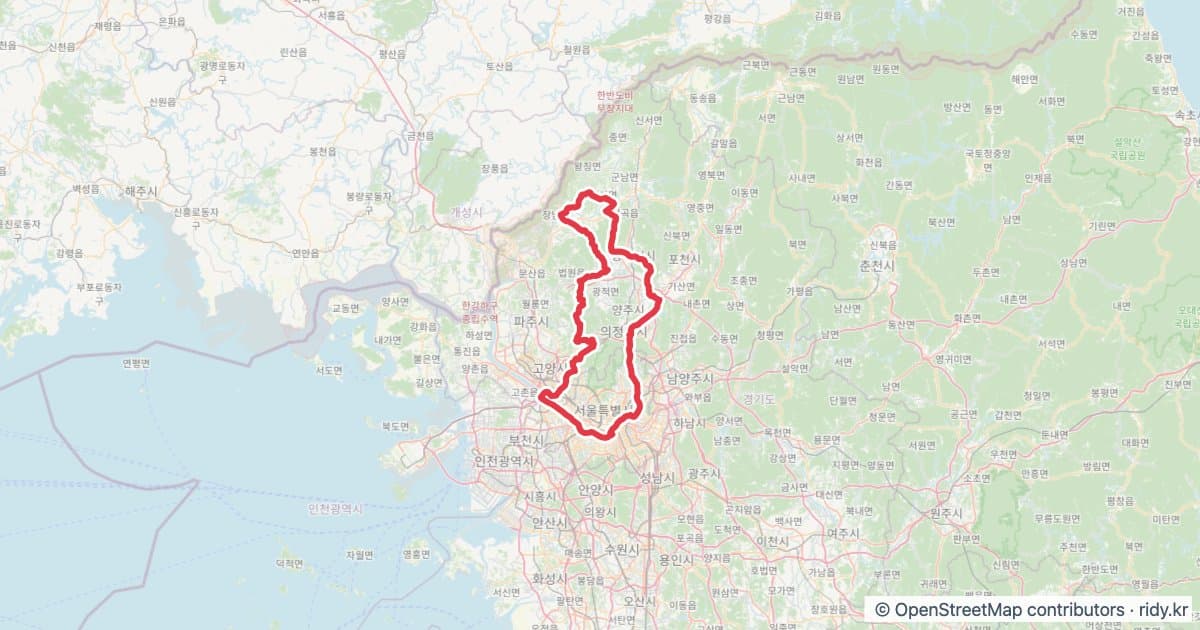 PT-167 면세점 Three Noodles 자전거 코스 지도 미리보기 - 202.0km, 상승고도 5,598m