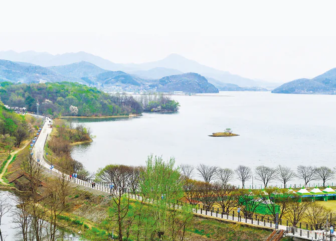 남한강 자전거길 봄 벚꽃 라이딩
