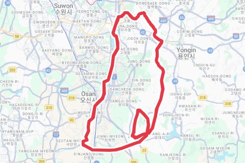 신갈_시그니처 2026 자전거 코스 지도